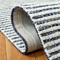 thumbnail image 5 of SAFAVIEH Abstract Stephanie Plaid Wool Area Rug, Blue/Ivory, 6' x 6' Round, 5 of 11