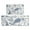 Blue Paisley And, variant on Blue Paisley Pattern Kitchen Rugs Sets Of 2,Anti Fatigue Kitchen Mat Rugs Non Slip Washable,Decorative Kitchen Floor Mats for Kitchen,Sink,Laundry,17"x30" 17"x47"