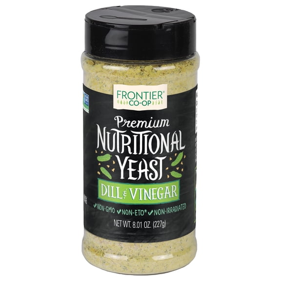Frontier Co-op Nutritional Yeast, Dill & Vinegar Blend, 8.01 oz