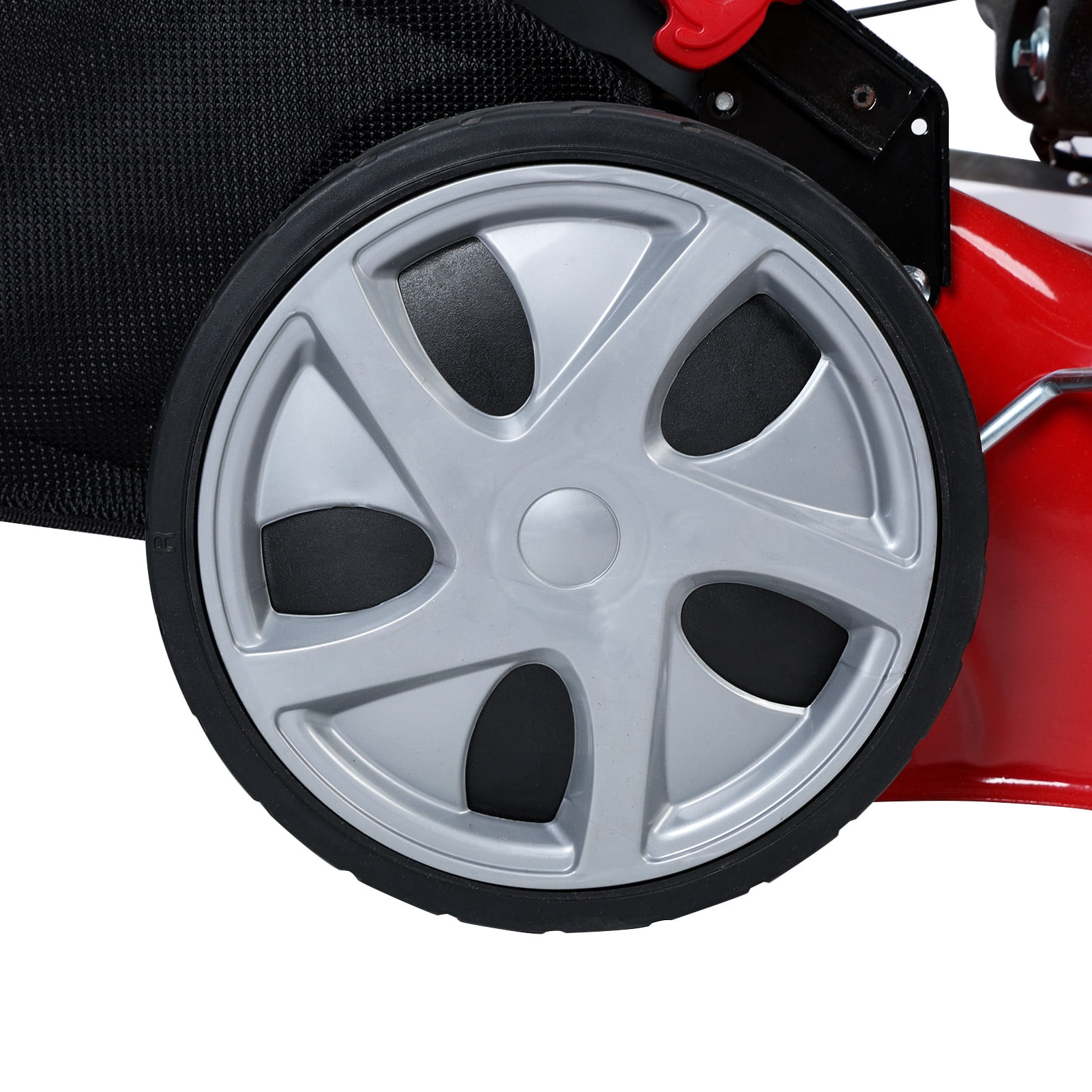 Aruwei Self Propelled Lawn Mower,20inch 2850RPM 4-stroke Push Lawn Mower,141cc Lawn Mower Height Adjustments for Garden
