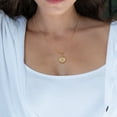 thumbnail image 4 of TINGN Layered Initial Necklaces for Women 14K Real Gold Plated Layered Necklaces for Women Initial Necklaces Paperclip Chain Necklaces for Women, 4 of 5