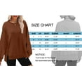 thumbnail image 6 of MOSHU Oversized Sweatshirts for Women Crew Neck Long Sleeve Tops Casual Pullover Sweatshirt Side Split Outfits, 6 of 9