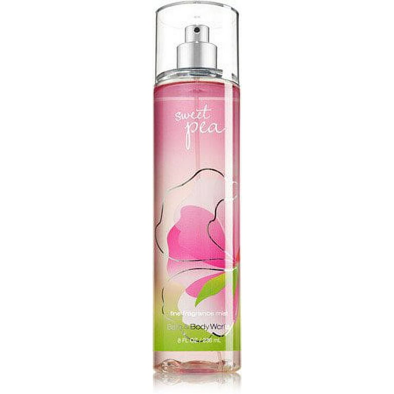 Bath & Body Works Signature Collection - Sweet Pea Fragrance Mist- 8 fl oz. Lot of 2