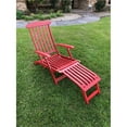 thumbnail image 1 of International Caravan Royal Fiji Patio Chaise Lounge in Barn Red, 1 of 1