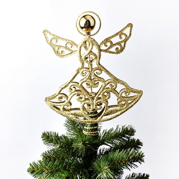 Adorno Para Árbol De Navidad De 20Cm, Adornos Navideños, Estrella Superior De Árbol De Hierro Forjado Para Decoración Del Hogar sonducket HA045228-02