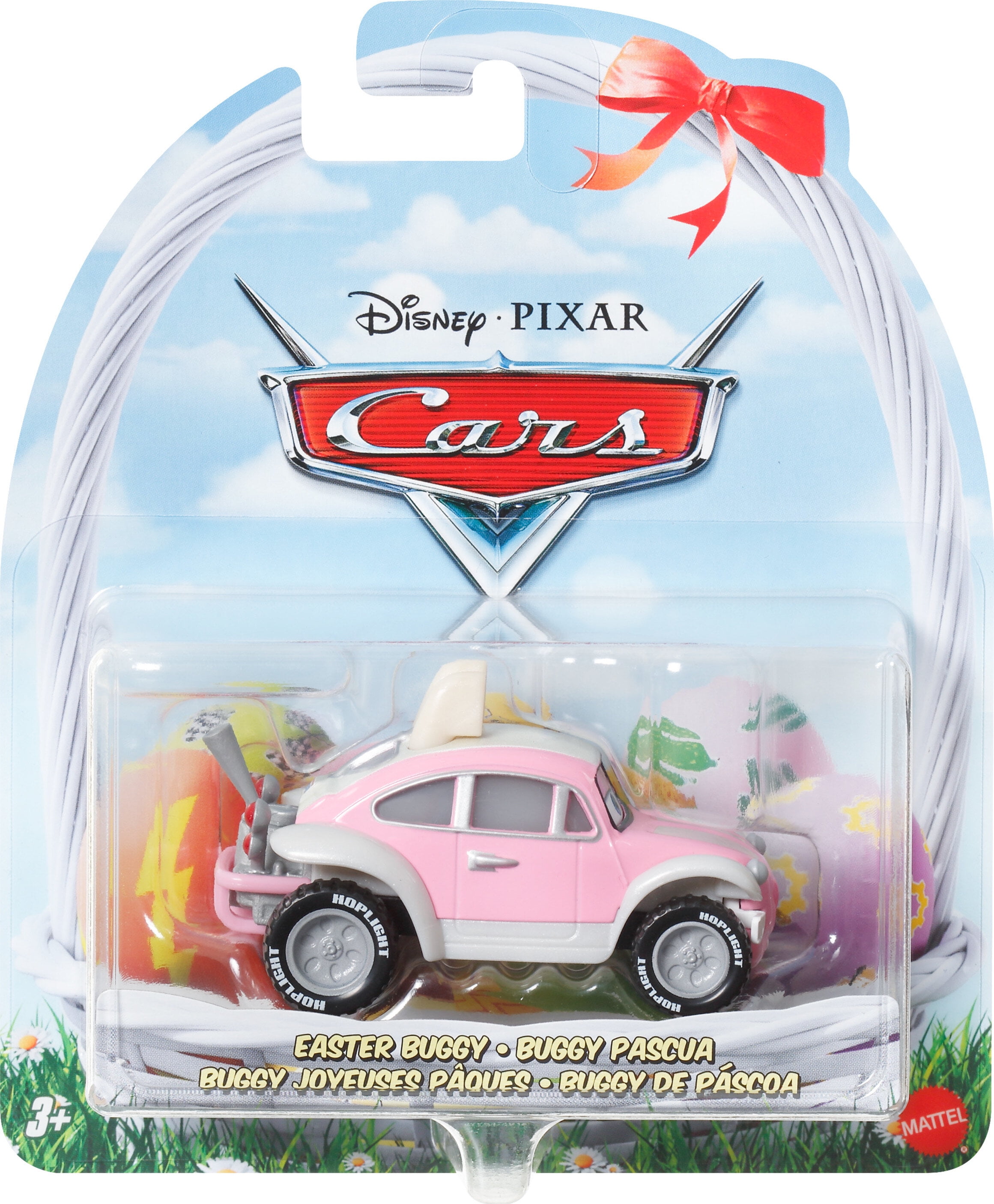 Disney Pixar Cars 2024 Easter Buggy Movie Toy, 1:55 Scale Diecast