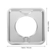 thumbnail image 2 of FONWILYO Réchaud à Gaz Goutteurs 2 Pcs Carrés en Acier Inoxydable Durable pour Propriétaires, 2 of 7