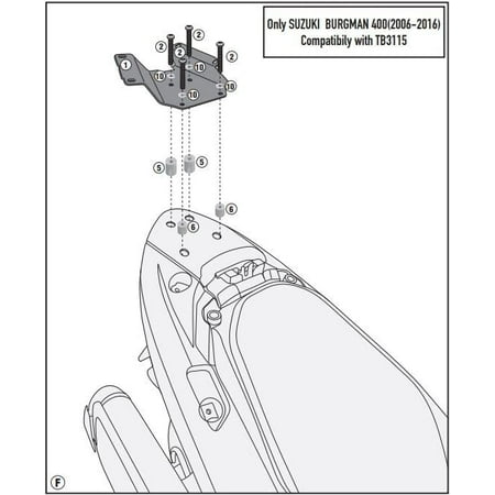 Givi SR3115 Specific Rack