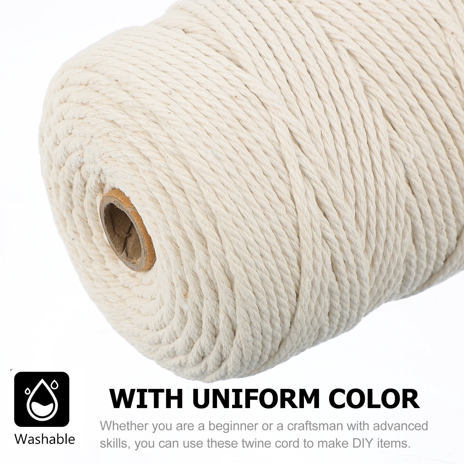 HORIALENCE Cotton String Twine 1Pack for Christmas Celebration 18X3.9In