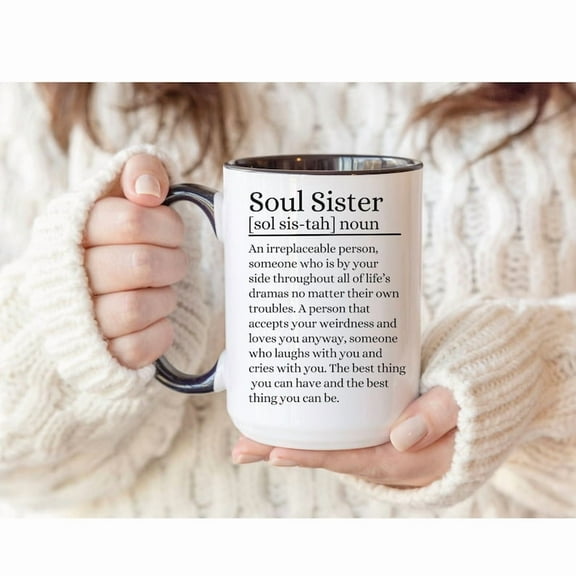 Soul Sister Mug, Soul Sister Definition Mug, Best Friend Gift Mug, Soul Sister Coffee Mug, Personalized Soul Sister Definition Cup