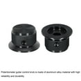 thumbnail image 4 of Uxcell Aluminium Potentiometer Knobs 6mm Control Knobs for Guitar,Power Amplifiers 24mm/0.94" Diam Black 3pcs, 4 of 6