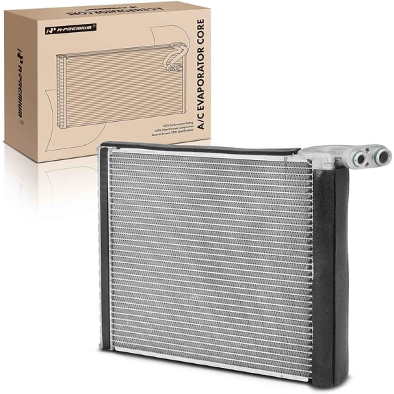 A-Premium Front A/C Evaporator Core Compatible with Toyota Corolla 2009-2019, RAV4 2006-2018, Matrix, Mirai, & Lexus CT200h, HS250h & Pontiac Vibe & Scion iM, tC, xB, with Pressing Plate