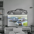 thumbnail image 4 of LaModaHome 1986 Ford Mustang SVO Metal Silhouette Wall Art, 4 of 5