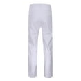 thumbnail image 5 of Fgnfyis Men's Casual Solid Color Elastic Casual Business Pants Fashion Pants Men's Pants Mens Cargo Pants White L, 5 of 9