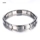 thumbnail image 1 of EXCXY New Women's Jewelry 9mm Width Itanlian Elastic Charm Bracelet Fashion Stainless Steel Bangle, 1 of 5