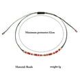 thumbnail image 4 of Bead Bracelet Handmade Bohemian Adjustable String Bracelet Bead Rope Bracelet, 4 of 10
