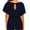 Navy, variant on Rompers for Women Sexy Casual Short Jumpsuit for Women Keyhole Back Short Sleeve Jumpsuits and Rompers Lounge Shorts