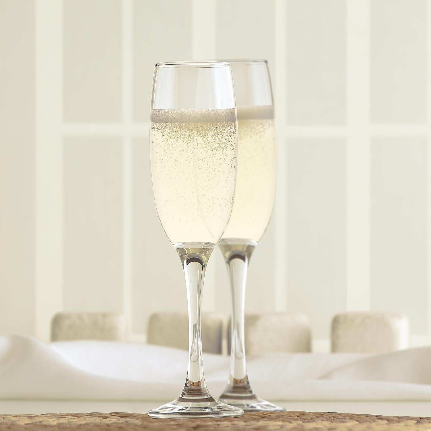 Champagne Flutes Set of 4 - 6 oz Champagne Glasses, European Mimosa  Glasses, Square Champagne Flute,…See more Champagne Flutes Set of 4 - 6 oz