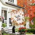 thumbnail image 4 of Fall Flags 28 X 40 Double Sided Hello Fall Pumpkin Decorative House Flags for Outside Outdoors Autumn Burlap Flags Welcome Large Flag Farmhouse Porch Lawn Decor, 4 of 6