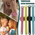 thumbnail image 1 of Fiudx Dispensador de Pulsera Flexible, Fácil de Rellenar, Capacidad para 15 Ml de Líquido, Ideal para Viajes y Trabajo, para Todas Las Edades, Lavable y Reutilizable, Incluye 1 Unidad., 1 of 7