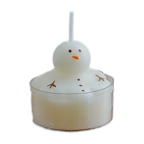 dajkiuy Christmas Snowman Candles, Xmas Wax Scented Candles, Gifts for Xmas Home Wedding Birthday Party Decorations