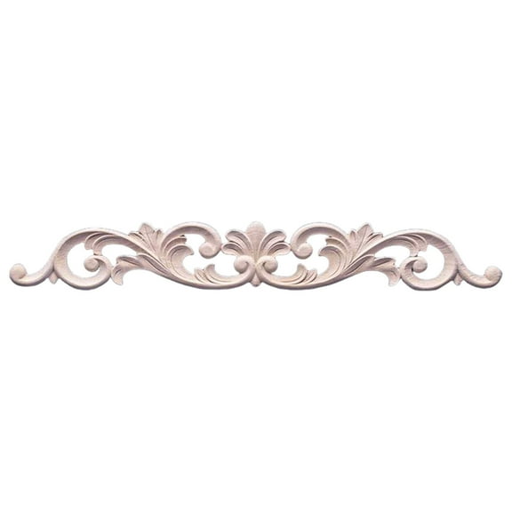 YIEMEEN Solid Floral Frieze Molding Multiple Style Application For Interior Cabinet Carved Frieze Trim Water Resistant For Furniture Wall Cabinet Enhancement