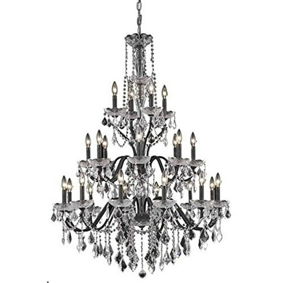 Elegant Lighting St. Francis 36" 24 Light Royal Crystal Chandelier