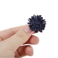 thumbnail image 3 of Unique Bargains 1 Pair Shoelace Charms Flower Shape Fashion Shoe Accessories Navy Blue, 3 of 5