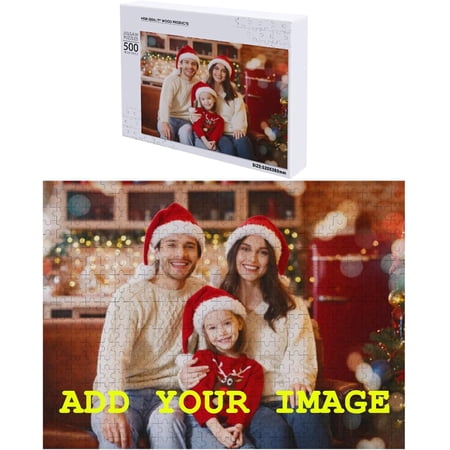 FREEAMG 1000 Piece Jigsaw Puzzle for Adults Kids, Customized Photo Jigsaw Puzzles