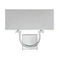 thumbnail image 2 of Polished Nickel Two Light Wall Sconce from the Rhodes Collection, 2 of 5