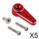 thumbnail image 1 of 5 Brazos de Dirección de Metal Baoblaze para Coche RC Axial SCX24 Axi00002 Color Rojo, 1 of 8