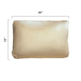 thumbnail image 4 of Cheer Collection Set of 2 Hollow Fiber Filled Lumbar Couch Pillows, 12" x 20" - Taupe, 4 of 4