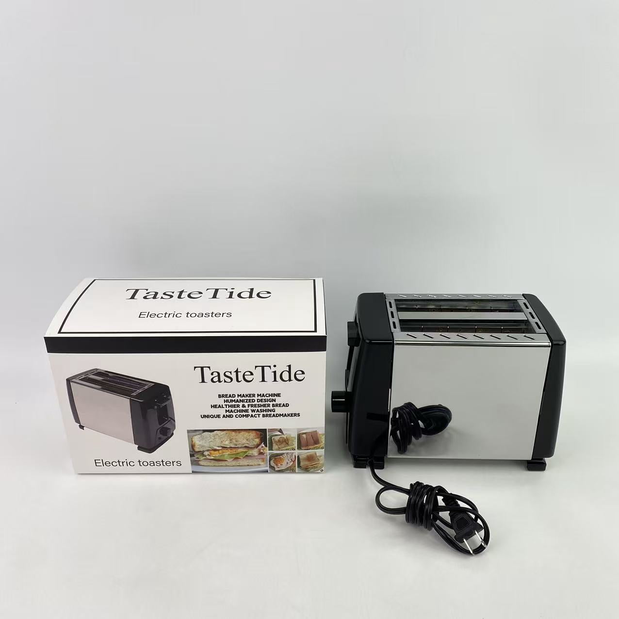 TasteTide Electric toasters,Portable Household Toaster Home Sandwich Breakfast Machine Automatic Breakfast Toaster Driver Creative Gift