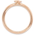 thumbnail image 3 of Sterling Silver Rose Gold Awareness Ribbon Ring, 3 of 7