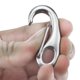 thumbnail image 2 of Cinturón Para Exteriores De 4 Piezas, Lazo De Cinturón De Acero Inoxidable Con Puerta Abatible Para Accesorios De Escalada Kearding OD013391-00, 2 of 6