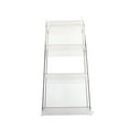 thumbnail image 2 of Slim Rolling Storage Cart, Plastic Mobile Shelving Unit with 3 Tier Transparent Utility Cart for Bathroom Kitchen Narrow Places, 2 of 8