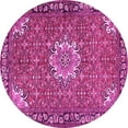 thumbnail image 1 of Ahgly Company Indoor Round Persian Pink Traditional Area Rugs, 6' Round, 1 of 4