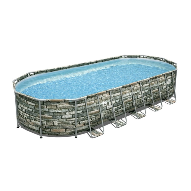 Coleman Power Steel 26' x 12' x 52” Oval Above Ground Pool Set 