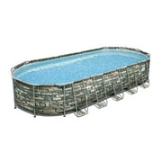 Coleman Power Steel 26’ x 12’ x 52” Oval Above Ground Pool Set