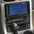 thumbnail image 4 of Carbon Fiber Heating Panel Storage Button Cover Trim Sticker Decal For Corvette C6 2005 2006 2007, 4 of 5