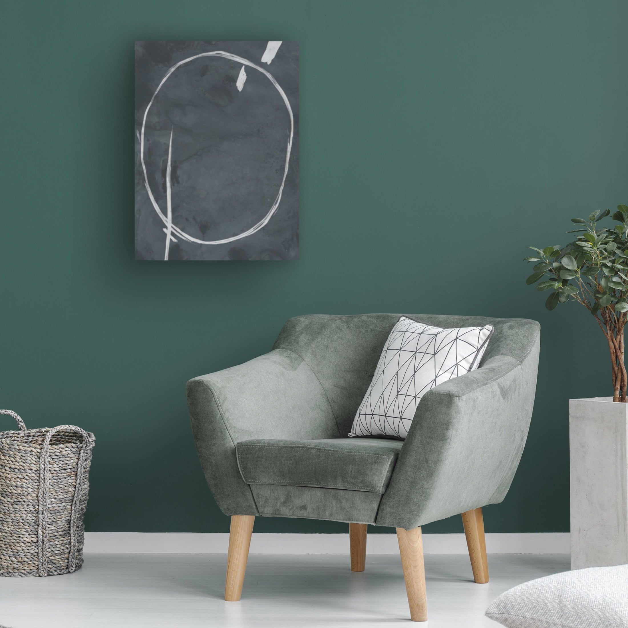 Trademark Fine Art June Erica Vess Circular Etching I Canvas Wall Art