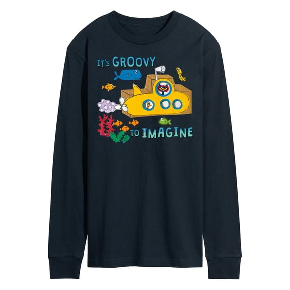 Pete The Cat - It's Groovy To Imagine - Men's Long Sleeve T-Shirt