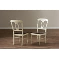 thumbnail image 5 of Bowery Hill Farmhouse Hardwood Cottage Dining Chair in Cream White (Set of 2), 5 of 6