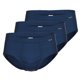 thumbnail image 1 of AMMANN calzoncillos hombre Pack de 3 - denim, bragueta, cintura suave, mezcla de algodón Azul oscuro XL (X-Large), 1 of 4