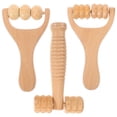 thumbnail image 1 of rodillos de masaje corporales multifuncionales para pies, herramienta de masaje con rodillo de madera, 1 of 7