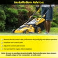 thumbnail image 7 of No.946-05106B/746-05106B Throttle Control Cable for Cub Cadet for MTD for Craftsman Push Mower SC300/SC500/SC500Z/SC500EZ Throttle Cable Replace No.746-05106A/946-05106A, 7 of 7
