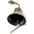 thumbnail image 4 of Brass Nautical Antique Ship Bell 8" Wall Hanging Nautical Decor Door Bells, 4 of 4