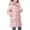 Pink, variant on OGLCCG Girl's Winter Coats Kids Windproof Long Puffer Jacket with Pockets Thicken Snow Outerwear with Faux Fur Hood,Size 5-15