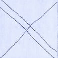 thumbnail image 1 of Ahgly Company Indoor Square Solid Blue Modern Area Rugs, 6' Square, 1 of 4