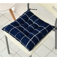 thumbnail image 6 of HYmarket 40x40cm Soft Square Stripe Seat Home Office Tie on Chair Cushion Car Pad Pillow, 6 of 8